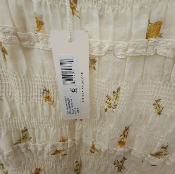 REBECCA TAYLOR SMOCKED DRESS - Picture 3 of 4